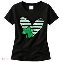 St Patrick's Day Clover Heart Holiday Women's T-Shirt thumb 0