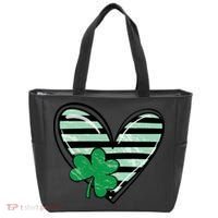St Patrick's Day Clover Heart Holiday Tote Bag thumb 0
