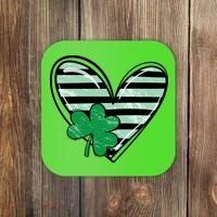 St Patrick's Day Clover Heart Holiday Coaster thumb 0