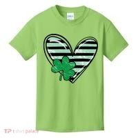 St Patrick's Day Clover Heart Holiday Kids T-Shirt thumb 0