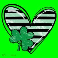 St Patrick's Day Clover Heart Holiday Kids T-Shirt thumb 4