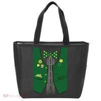 St Patricks Day Lucky Shamrock Vest Costume Tote Bag thumb 0