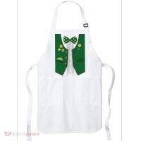 St Patricks Day Lucky Shamrock Vest Costume Apron thumb 0