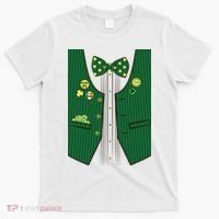 St Patricks Day Lucky Shamrock Vest Costume T-Shirt thumb 0