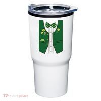 St Patricks Day Lucky Shamrock Vest Costume Tumbler thumb 0