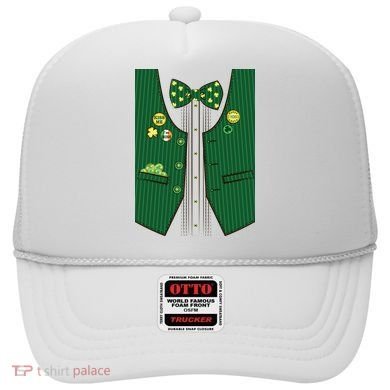 St Patricks Day Lucky Shamrock Vest Costume Hat