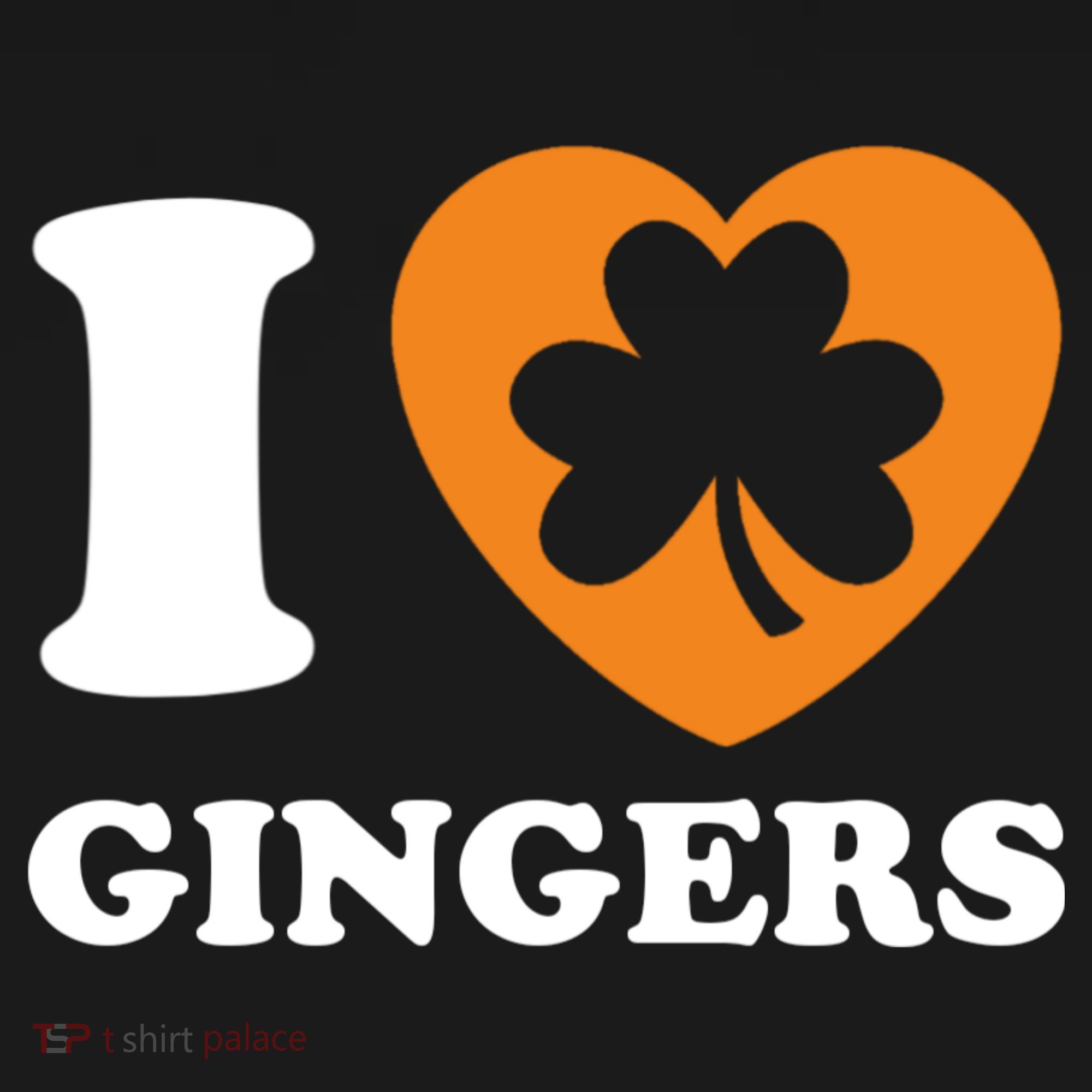 St Patricks Day Ginger Irish Pride I Love Gingers Redhead USA-Made Doggie Bandana