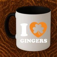 St Patricks Day Ginger Irish Pride I Love Gingers Redhead Coffee Mug thumb 2