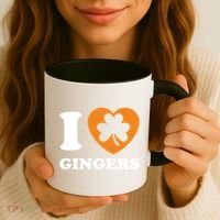 St Patricks Day Ginger Irish Pride I Love Gingers Redhead Coffee Mug thumb 3