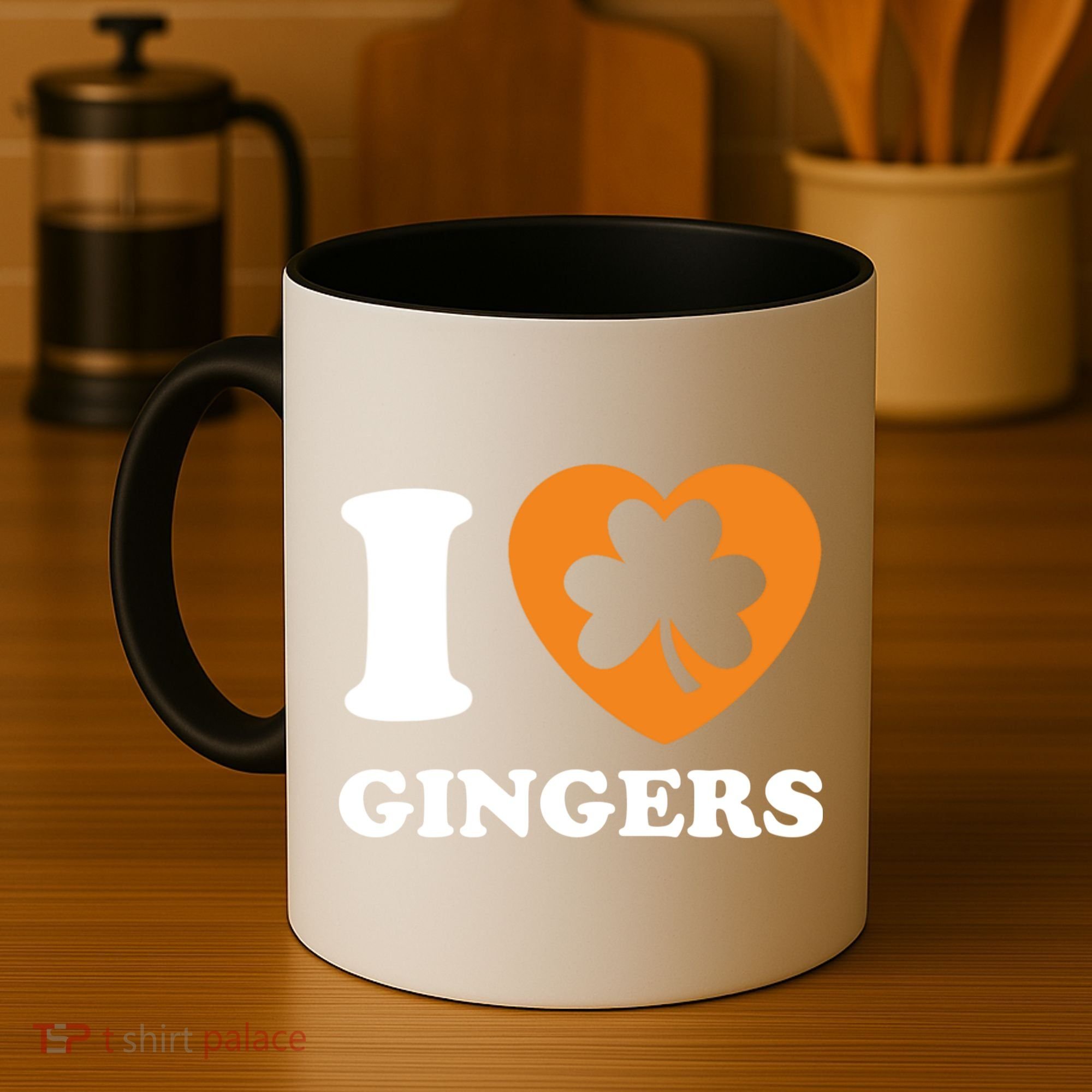 St Patricks Day Ginger Irish Pride I Love Gingers Redhead Coffee Mug