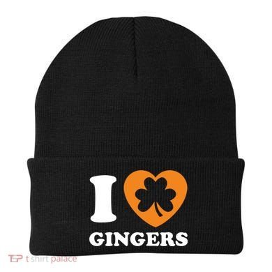 St Patricks Day Ginger Irish Pride I Love Gingers Redhead Beanie