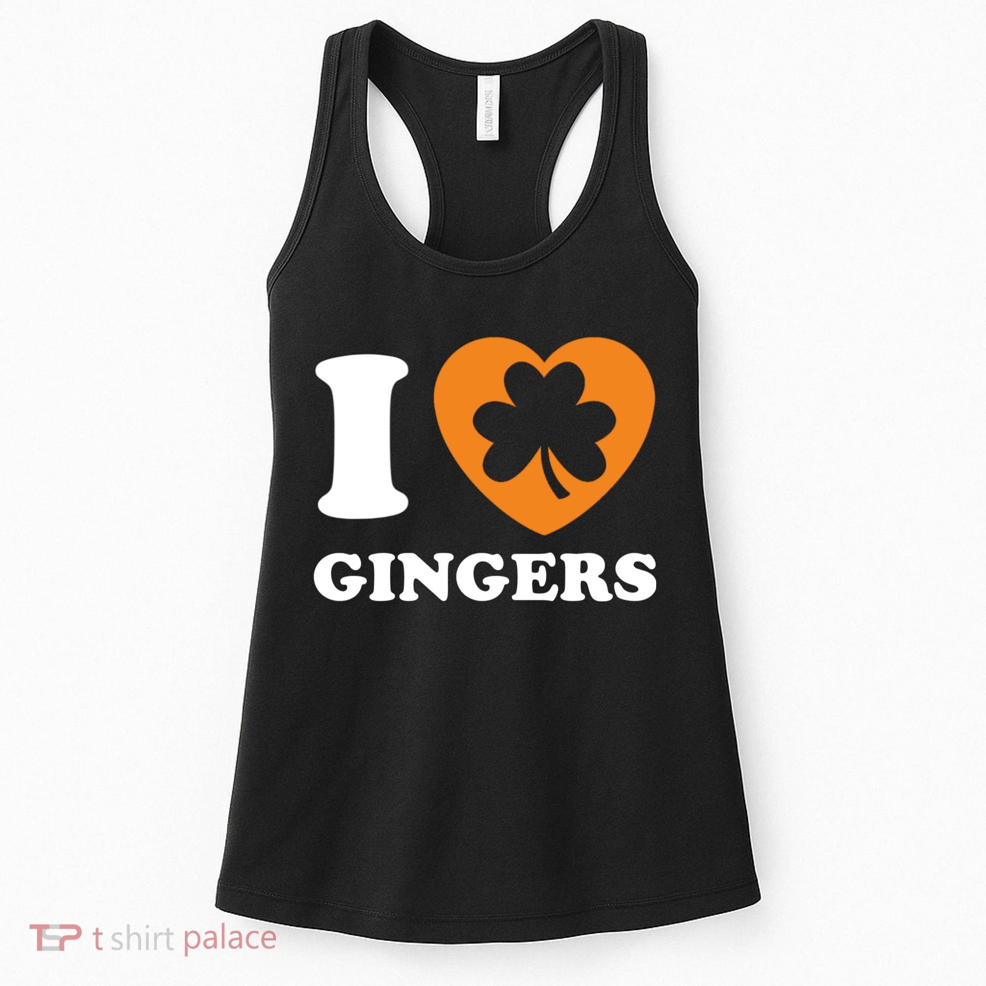 St Patricks Day Ginger Irish Pride I Love Gingers Redhead Women's Tank Top