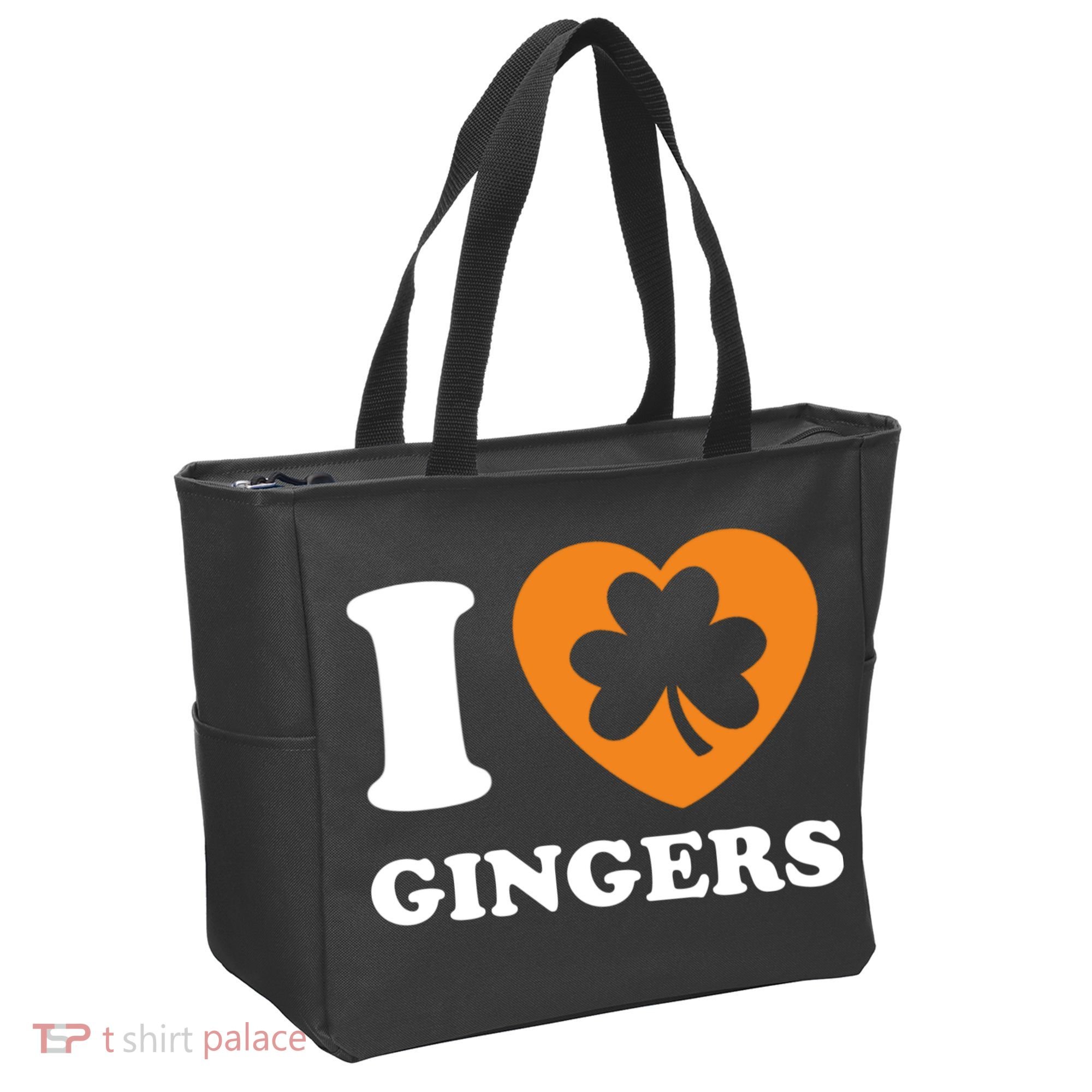 St Patricks Day Ginger Irish Pride I Love Gingers Redhead Tote Bag