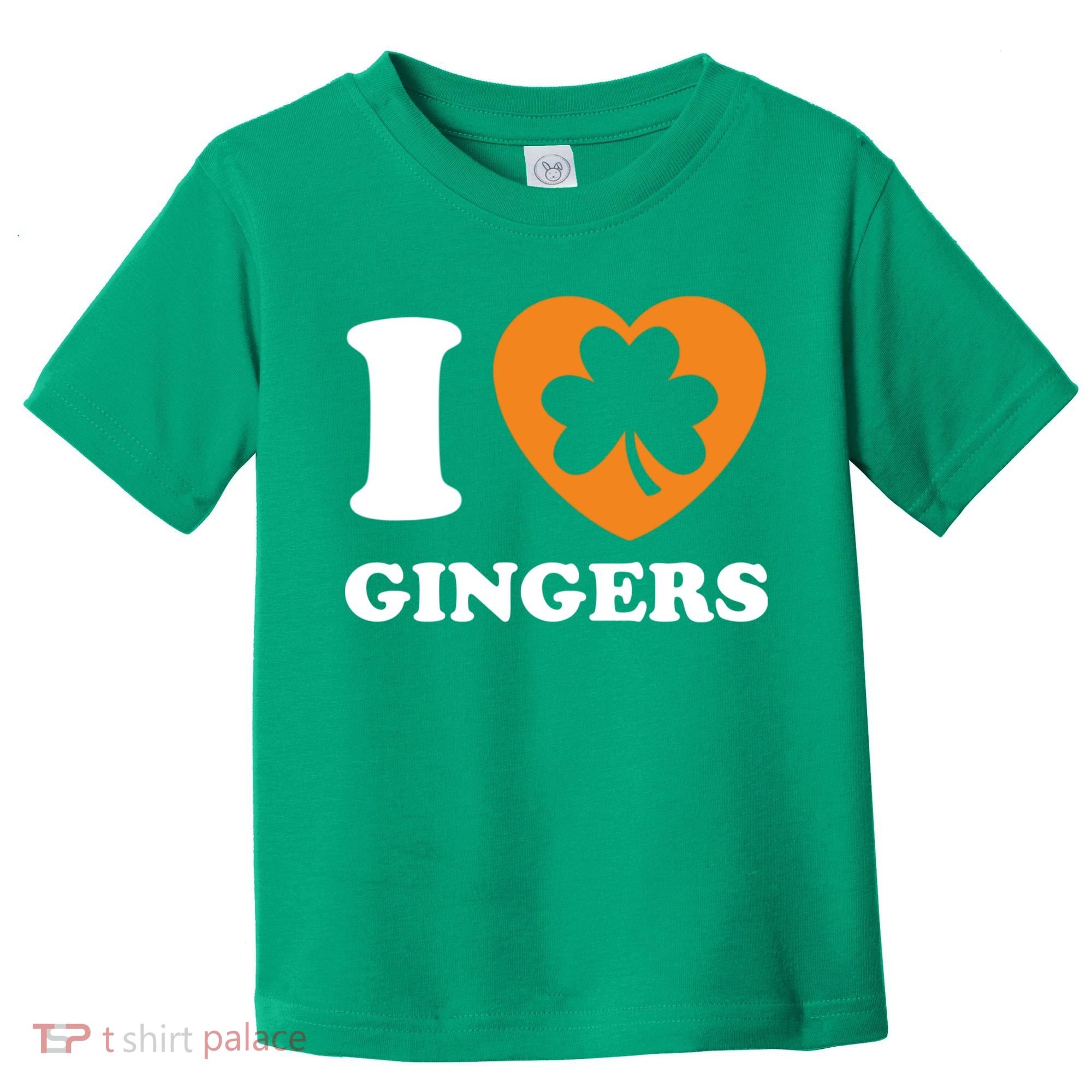 St Patricks Day Ginger Irish Pride I Love Gingers Redhead Toddler T-Shirt