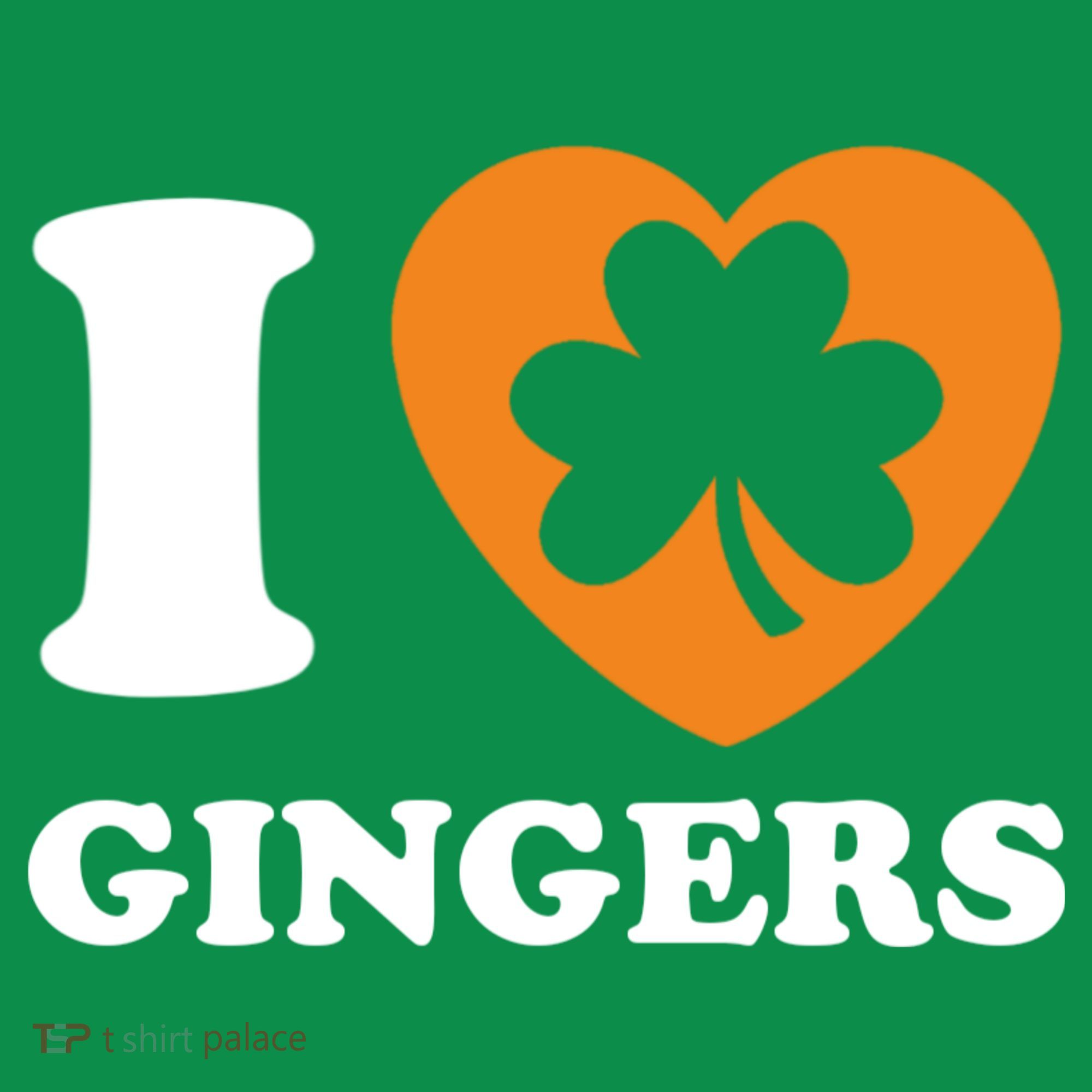 St Patricks Day Ginger Irish Pride I Love Gingers Redhead Toddler T-Shirt