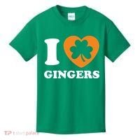 St Patricks Day Ginger Irish Pride I Love Gingers Redhead Kids T-Shirt thumb 0