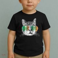 St Patrick's Day Cat Tricks Irish Saint Catty's Shamrock Toddler T-Shirt thumb 2