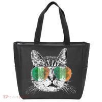 St Patrick's Day Cat Tricks Irish Saint Catty's Shamrock Tote Bag thumb 0