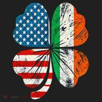 St Patricks Day Shamrock Ireland USA Irish American Flag Beanie thumb 2