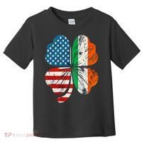 St Patricks Day Shamrock Ireland USA Irish American Flag Toddler T-Shirt thumb 0