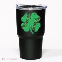St Patrick's Day Baseball Catcher Pitcher Shamrock Tumbler thumb 0