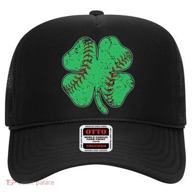 St Patrick's Day Baseball Catcher Pitcher Shamrock Hat
