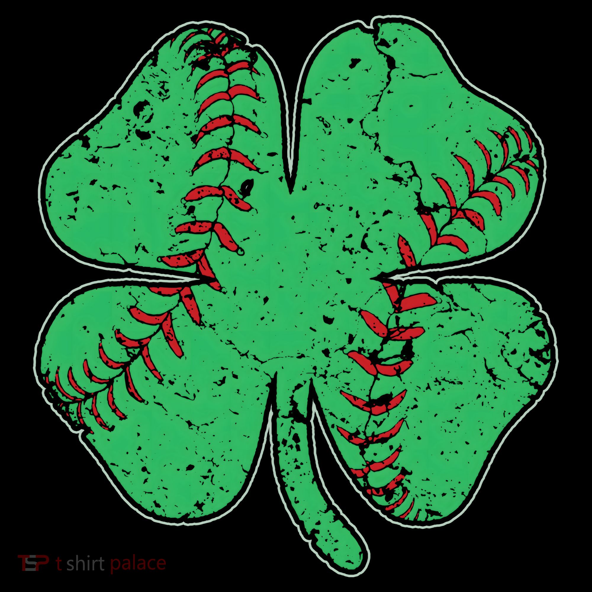 St Patrick's Day Baseball Catcher Pitcher Shamrock Toddler Hoodie