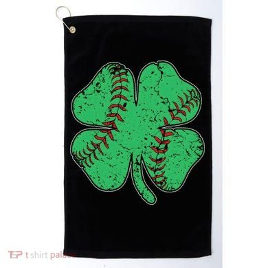 St Patrick's Day Baseball Catcher Pitcher Shamrock Golf Towel