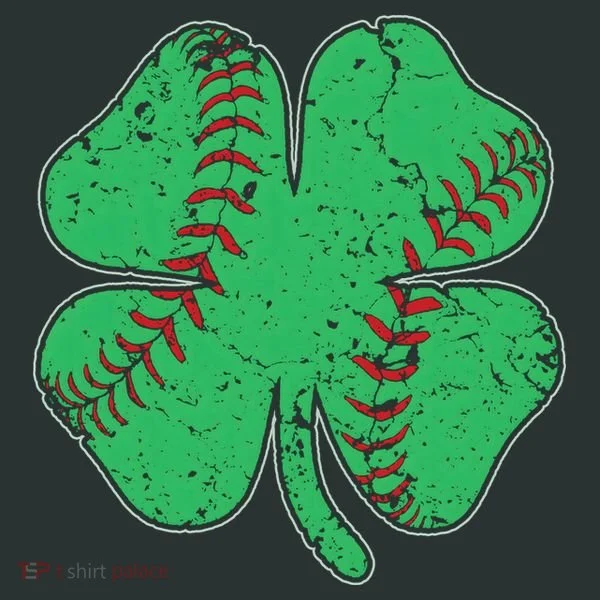 St Patrick's Day Baseball Catcher Pitcher Shamrock Toddler T-Shirt