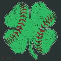 St Patrick's Day Baseball Catcher Pitcher Shamrock Women's T-Shirt thumb 6