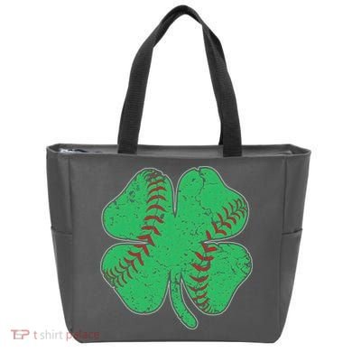 St Patrick's Day Baseball Catcher Pitcher Shamrock Tote Bag