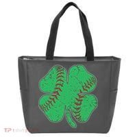 St Patrick's Day Baseball Catcher Pitcher Shamrock Tote Bag thumb 0