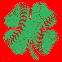 St Patrick's Day Baseball Catcher Pitcher Shamrock Santa Hat thumb 1