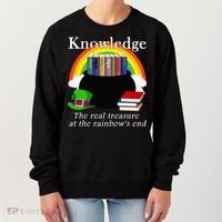 Saint Patrick's Day Teacher Knowledge Is Treasure Women's Sweatshirt thumb 0
