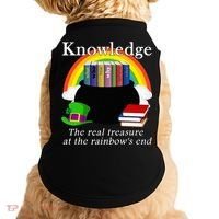 Saint Patrick's Day Teacher Knowledge Is Treasure Doggie Tank thumb 0