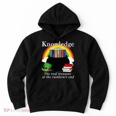Saint Patrick's Day Teacher Knowledge Is Treasure Hoodie