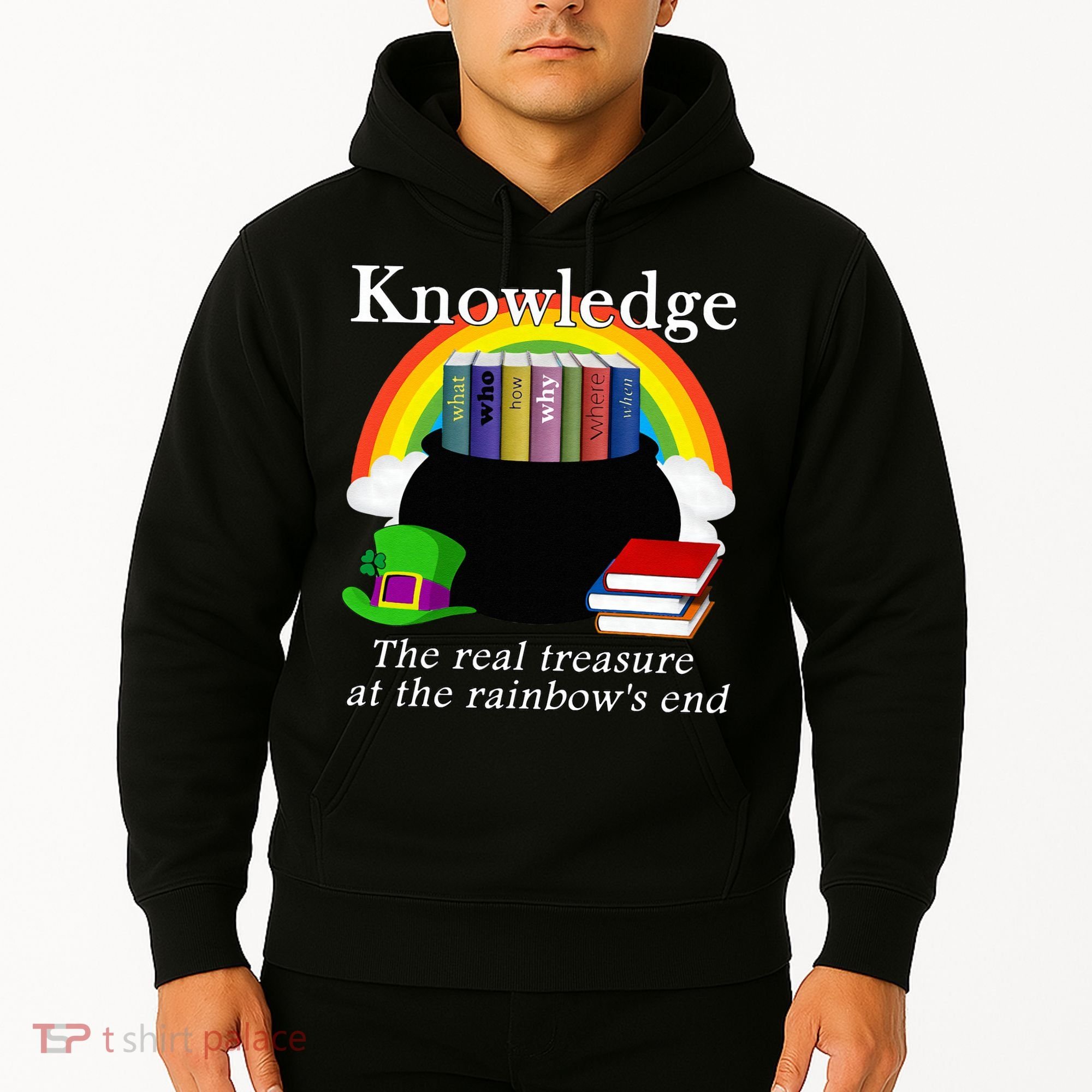 Saint Patrick's Day Teacher Knowledge Is Treasure Hoodie