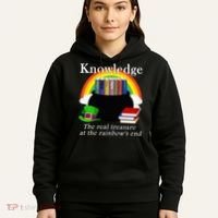 Saint Patrick's Day Teacher Knowledge Is Treasure Hoodie thumb 5