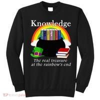 Saint Patrick's Day Teacher Knowledge Is Treasure Sweatshirt thumb 0