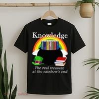 Saint Patrick's Day Teacher Knowledge Is Treasure T-Shirt thumb 2