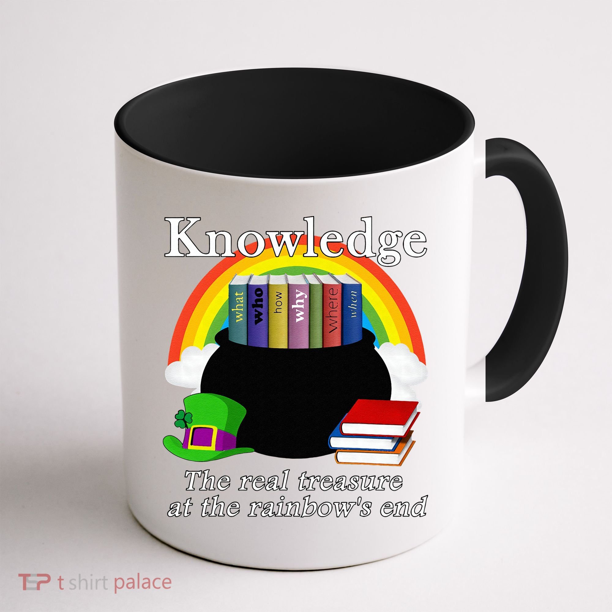 Saint Patrick's Day Teacher Knowledge Is Treasure Coffee Mug