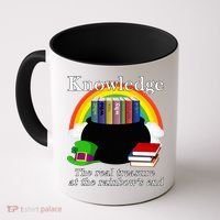 Saint Patrick's Day Teacher Knowledge Is Treasure Coffee Mug thumb 0