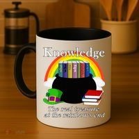 Saint Patrick's Day Teacher Knowledge Is Treasure Coffee Mug thumb 4