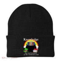 Saint Patrick's Day Teacher Knowledge Is Treasure Beanie thumb 0