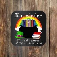 Saint Patrick's Day Teacher Knowledge Is Treasure Coaster thumb 0
