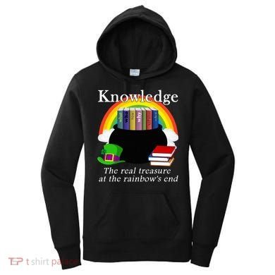 Saint Patrick's Day Teacher Knowledge Is Treasure Women's Hoodie