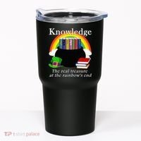 Saint Patrick's Day Teacher Knowledge Is Treasure Tumbler thumb 0