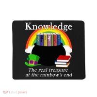 Saint Patrick's Day Teacher Knowledge Is Treasure Mousepad thumb 0