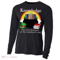 Saint Patrick's Day Teacher Knowledge Is Treasure Cooling Performance Long Sleeve Crew thumb 0
