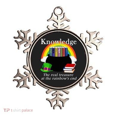 Saint Patrick's Day Teacher Knowledge Is Treasure Ornament